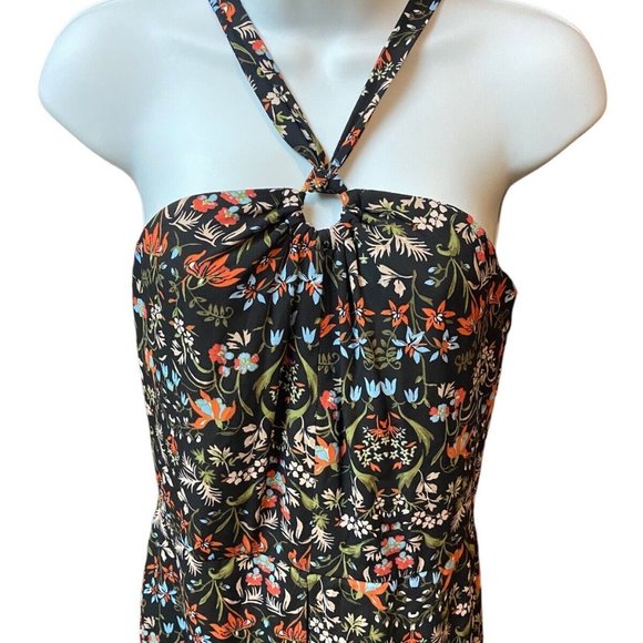 NWT Material Girl Romper Dress Dark Floral Pattern Size Medium - Picture 1 of 7